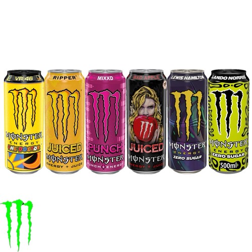 Monster energy drinks - energy, 6