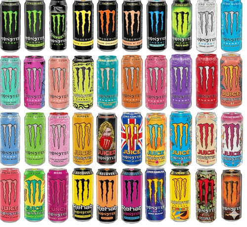 Monster energy drink - energy, random