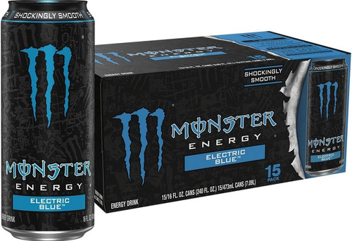 Monster energy electric - monster, blue