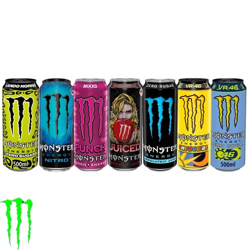 Monster energy drinks blue - drinks, (blue